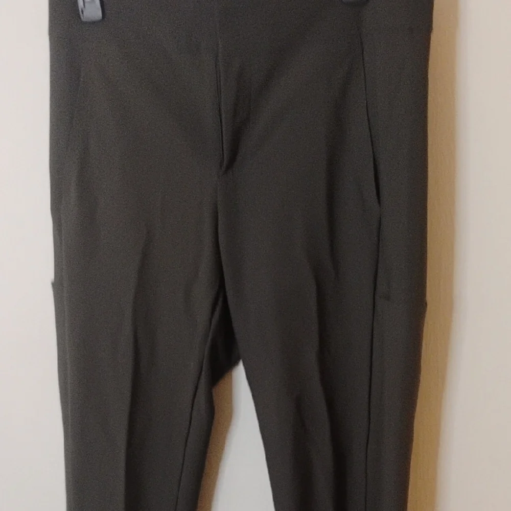 Athleta Women's Stellar Trouser Olive Gray Pants Size 10 - Picture 7 of 9